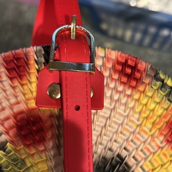 Colorful Round Pill Box Purse - Picture 7 of 11